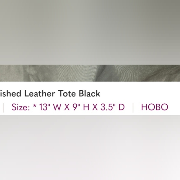 Hobo International Black Shoulder Bag Tote - Picture 13 of 13